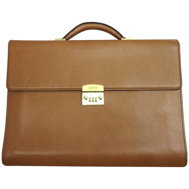Valextra Three Gusset Briefcase at 1stDibs valextra briefcase