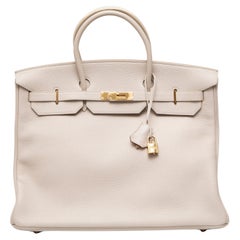 Hermès Birkin 40CM cuir des Ardennes avec quincaillerie dorée