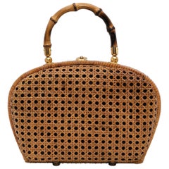 Tasche aus Weide und Bambus