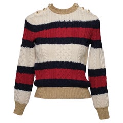 Gucci Maglione Fascia Web Multicolor