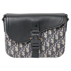 Dior Saddle Flap  in Tela  Jacquard Oblique