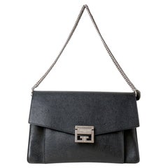 Givenchy GV3 Catena Media in PELLE Nera