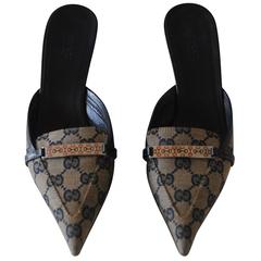 Vintage Gucci Monogram GG Sandals