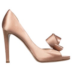 Valentino Garavani Pink Bow Detail Platform Heels Size IT 39