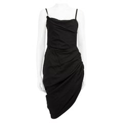Jacquemus Black Le Splash Backless Mini Dress Size S
