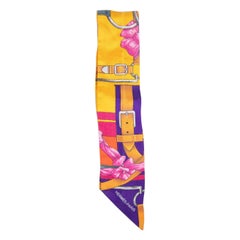 Hermès Twilly 86 Silk Scarf
