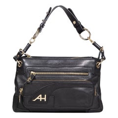 Anya Hindmarch Black Leather Shoulder Mini Bag