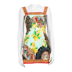 Dolce & Gabbana Mini Abito Jacquard Ricamato Taglia XS