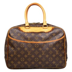 Louis Vuitton Brown Monogram Deauville Handtasche