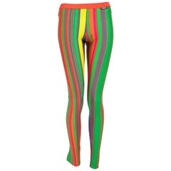 Versace Striped Skinny Leggings Size XS