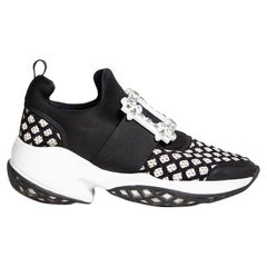 Roger Vivier Black Viv‚' Run Chunky Trainers Size IT 39