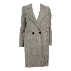Stella McCartney Wollmantel mit Hahnentrittmuster Größe S