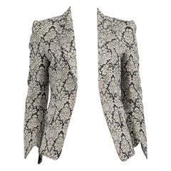 Balenciaga Grey Floral Pattern Blazer Size L