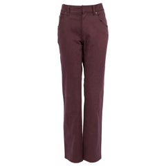Alexander McQueen Purple Denim Slim Jeans Size XXL