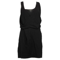 Chloé Black Wool Sleeveless Mini Dress Size M
