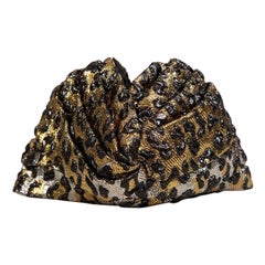 Gucci Gold Leopard Pattern Headband