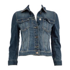 Burberry Burberry Brit Blue Stone Washed Jacket Size XS