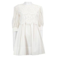 Chloé See By Chloé Cloudy White Lace Layered Dress Size XS
