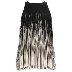 Zimmermann Black Silk Abstract Print Tank Top Size M