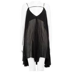 Jacquemus Black Bellezza Chiffon Dress Size S