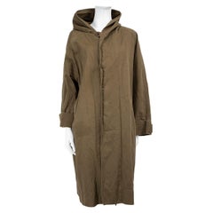 Isabel Marant Isabel Marant Étoile Khaki Hooded Trench Coat Size XL