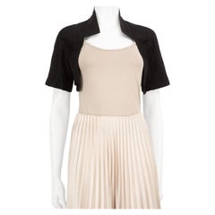Yohji Yamamoto Black Cropped Short Sleeve Jacket Size XS