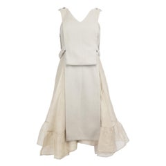 Christopher Kane - Vestito midi a strati con scollo a V - taglia S.I.V.A.