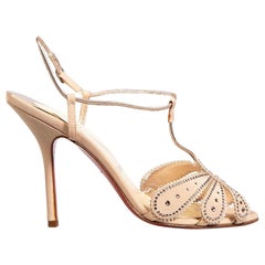 Christian Louboutin Pink Margarita 100 Sandals Size IT 37