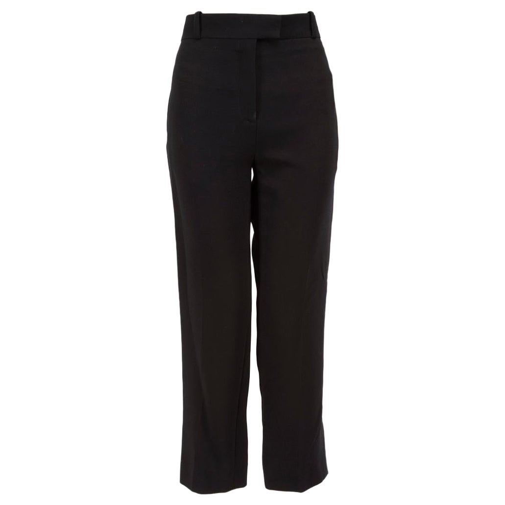 Balenciaga - Pantaloni neri a gamba tesa taglia XL