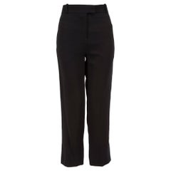 Balenciaga - Pantaloni neri a gamba tesa taglia XL