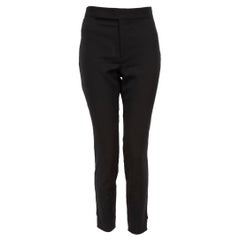 Pantalón Ralph Lauren Slim Fit Lana Negro Talla XS
