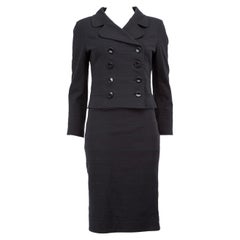 Valentino Garavani RED Valentino Black Blazer & Skirt Set Size S