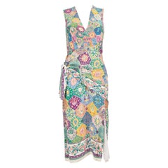 Altuzarra Kleid mit Blumendruck und Tied-Details Größe S