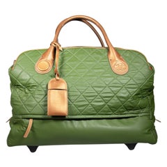 Chanel 2011-2012 Green Coco Cocoon Trolley Case