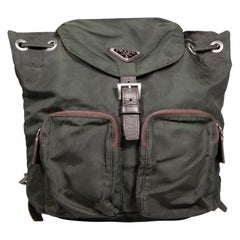 Prada Vintage Green Re-Nylon Backpack