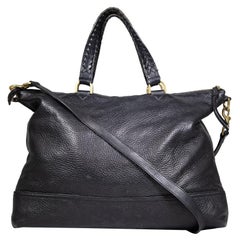Mulberry Black Leather Effie Tote Bag