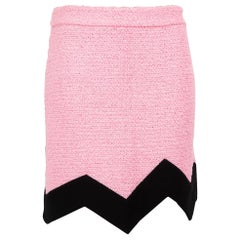 Moschino Pink Zig Zag Hem Mini Skirt Size XS