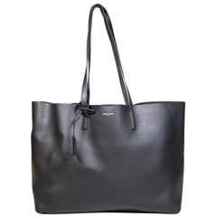 Saint Laurent Black Leather East West Tote