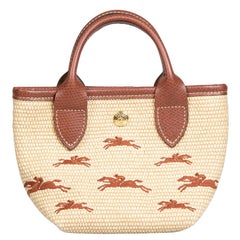 Longchamp Beige Extra Kleine Panier Le Pliage Tasche