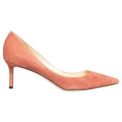 Jimmy Choo, camoscio rosa, Romi 60 Pumps Taglia IT 42