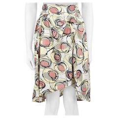 Marni Abstract Printed Knee Length Skirt Size L