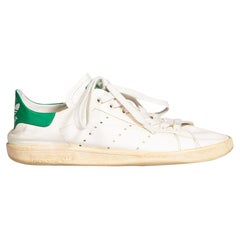 Balenciaga Balenciaga x Adidas Leder abgenutzt Stan Smith Trainer Größe EU 40