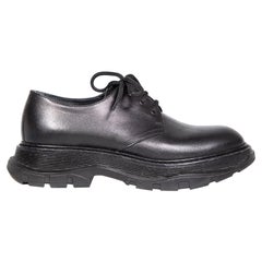 Alexander McQueen - Scarpe Derby in Pelle Nera Taglia IT 39