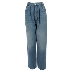 Vaqueros anchos de denim azul Maje Talla M