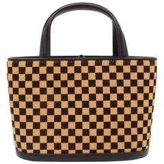 Louis Vuitton Tigre Damier Sauvage Pony Hair Hand Bag