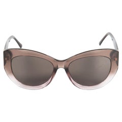 Jimmy Choo Brown Xena Cat Eye Sunglasses