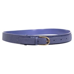 Louis Vuitton Blue Infini Monogram Empreinte Belt