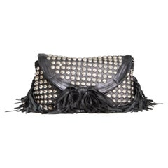 Sonia Rykiel Black Leather Studded Bag