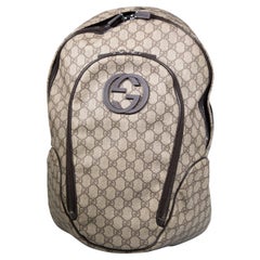 Gucci Brown Supreme Interlocking GG Backpack