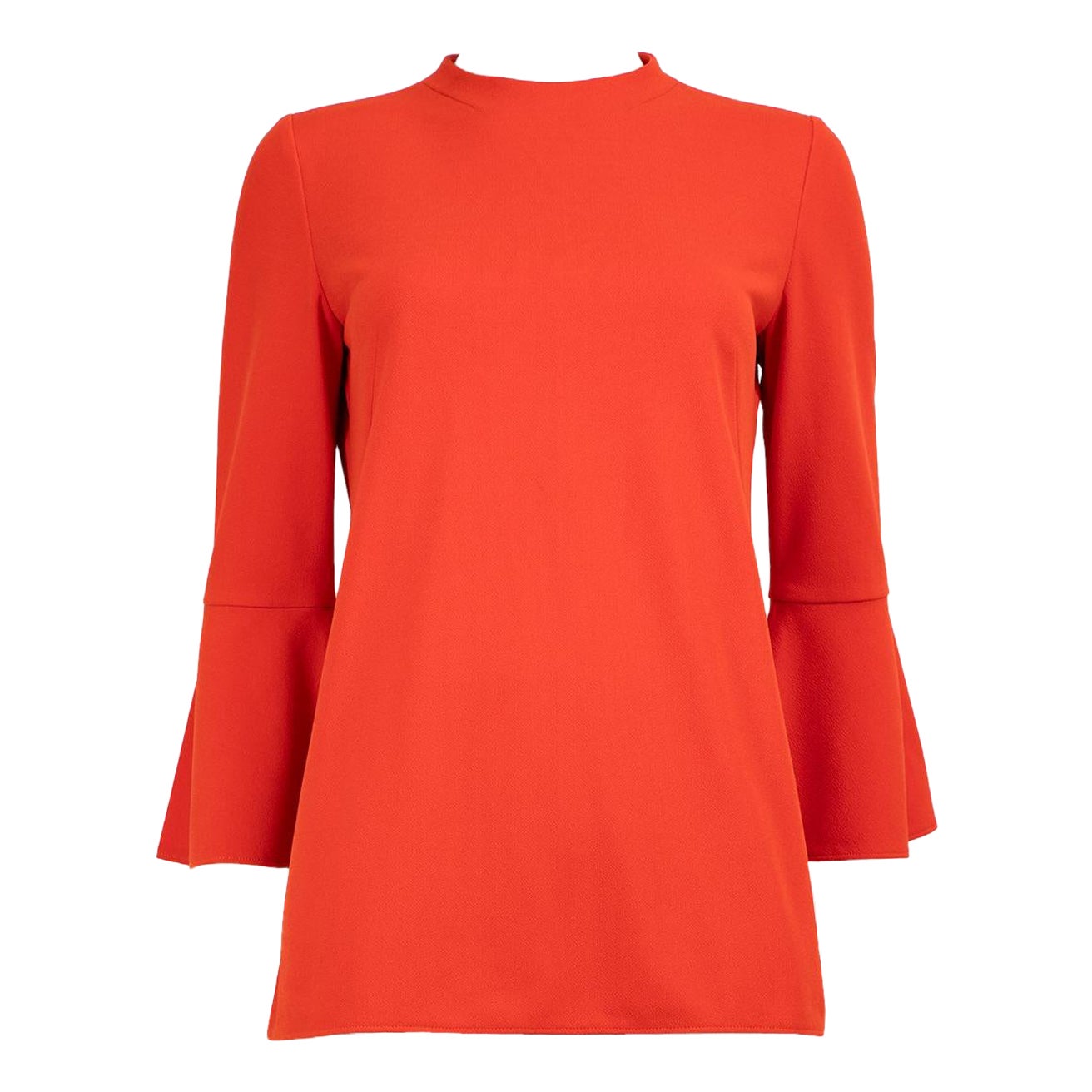 Stella McCartney - Top rosso con maniche lunghe e svasate - taglia S